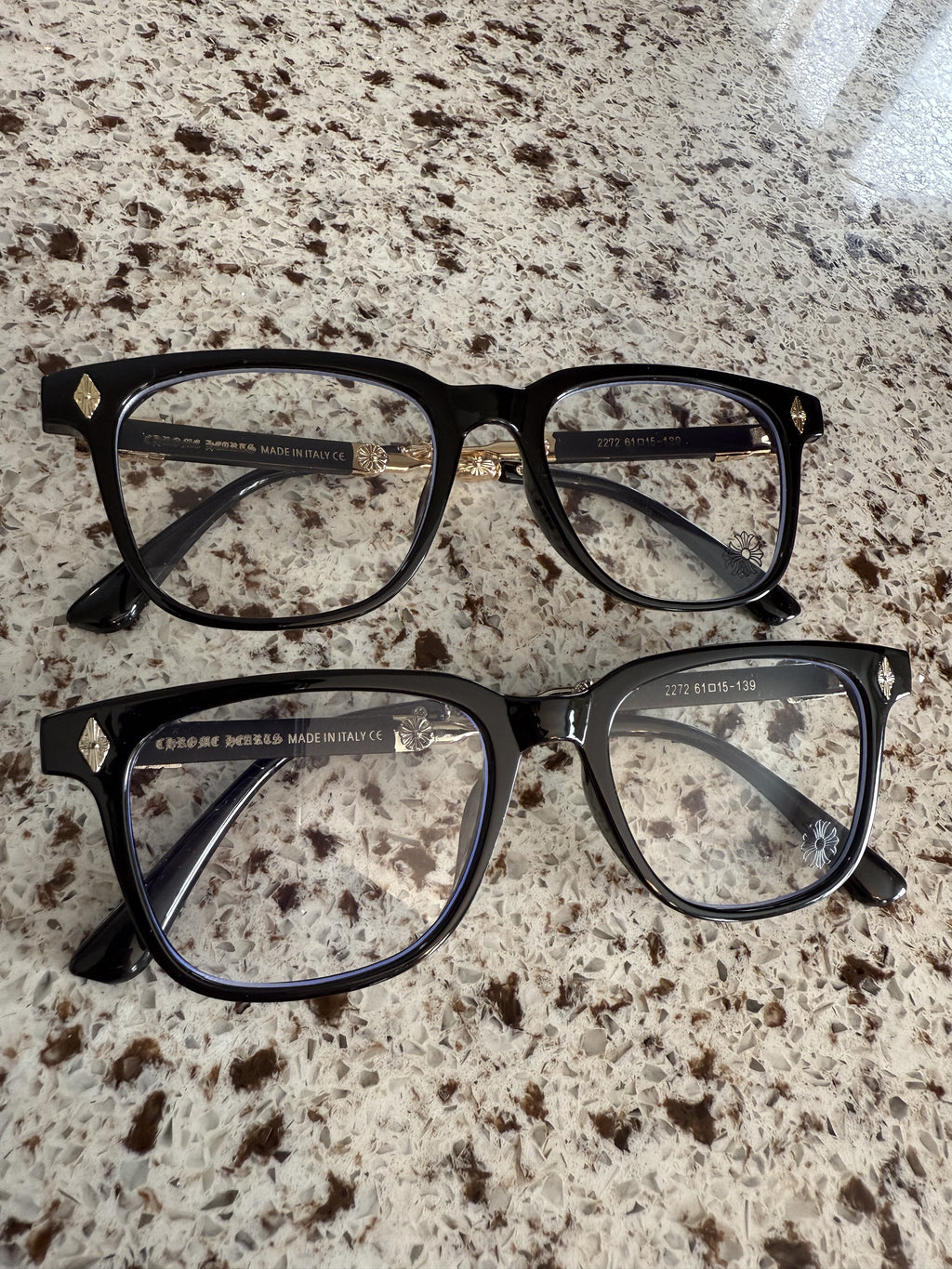 Gothic Dagger Glasses Vintage Punk Eyeglass Frames Anti Blue Light Unisex Black Gold Silver