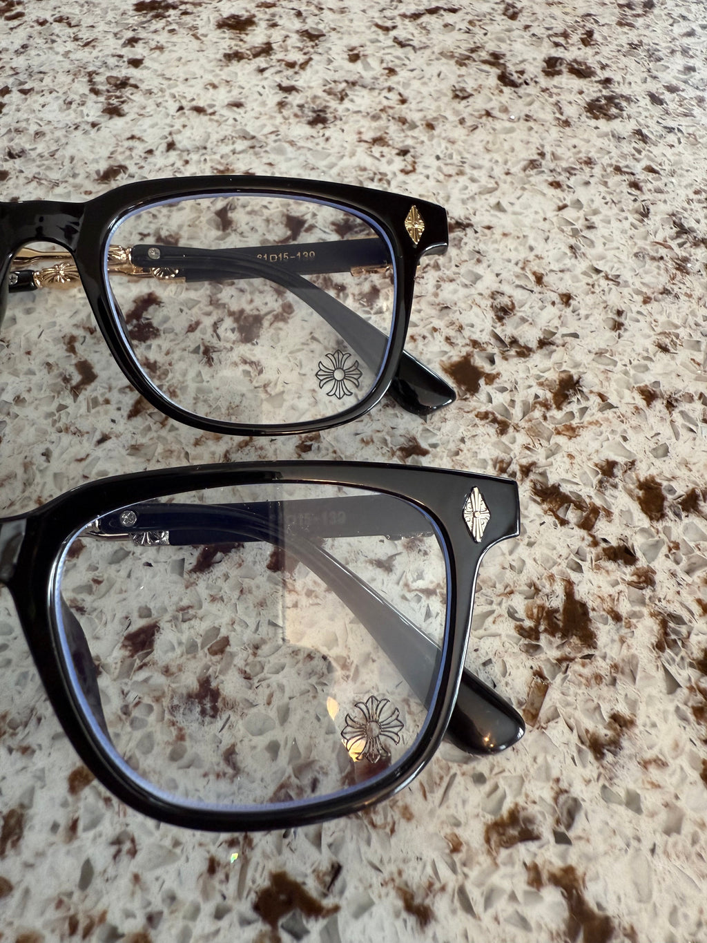 Gothic Dagger Glasses Vintage Punk Eyeglass Frames Anti Blue Light Unisex Black Gold Silver